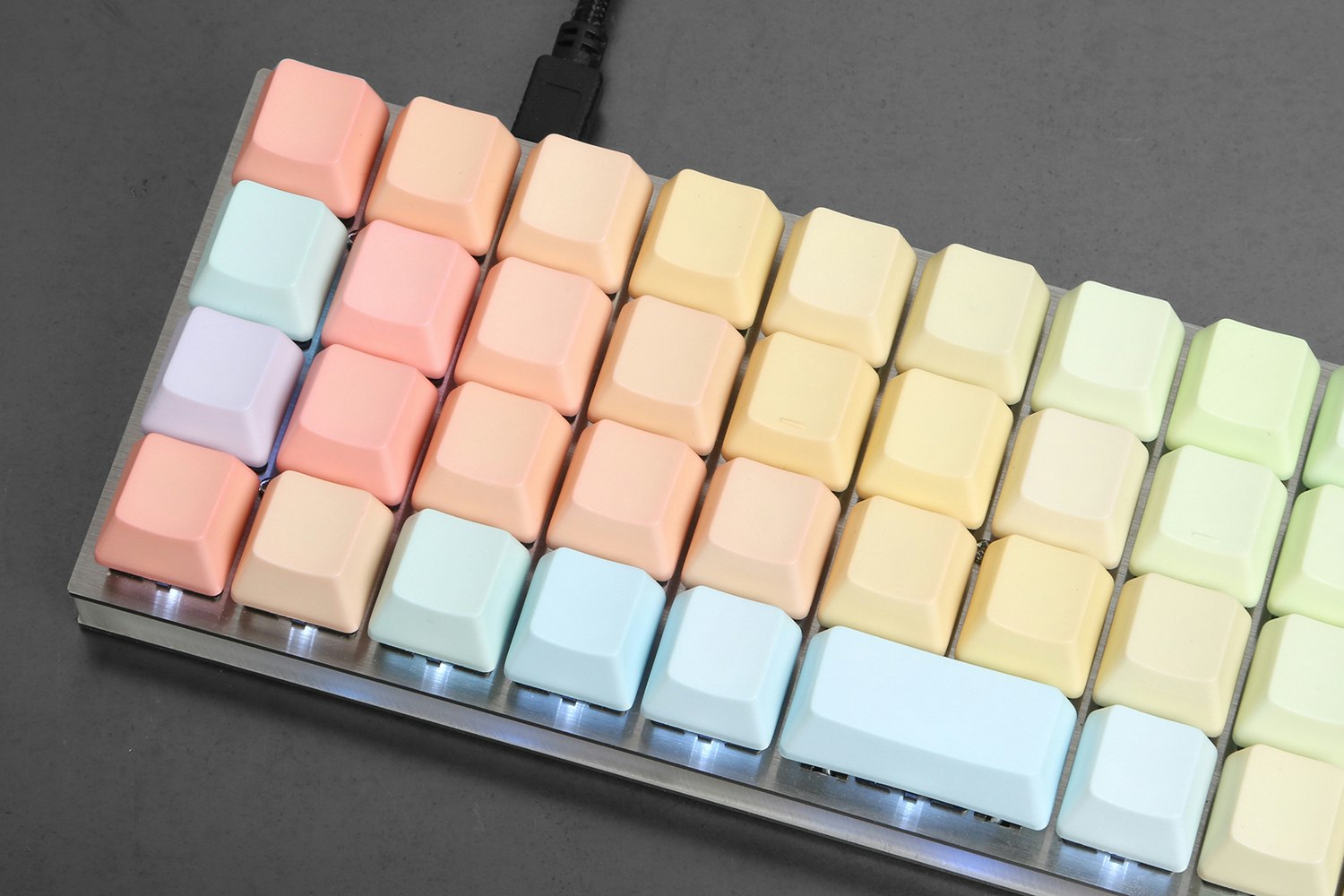 NPKC PBT Rainbow Keycaps