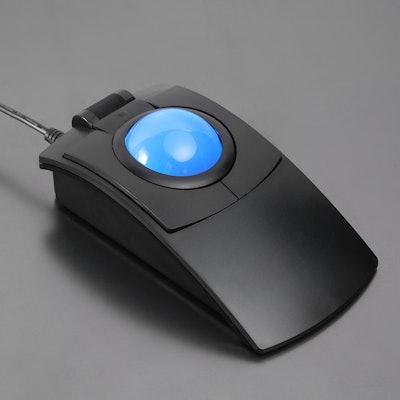 CST2545-5W(GL) (L-Trac Glow): Backlit Laser Trackball with two external switch j