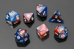 Acrylic Mini Polyhedral Dice Sets (4-Pack)