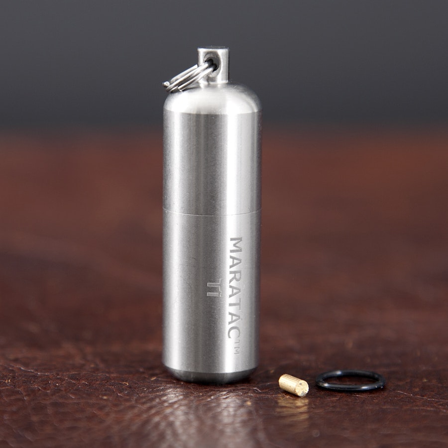 Maratac Large Titanium Peanut Lighter | Lighters | Firestarter