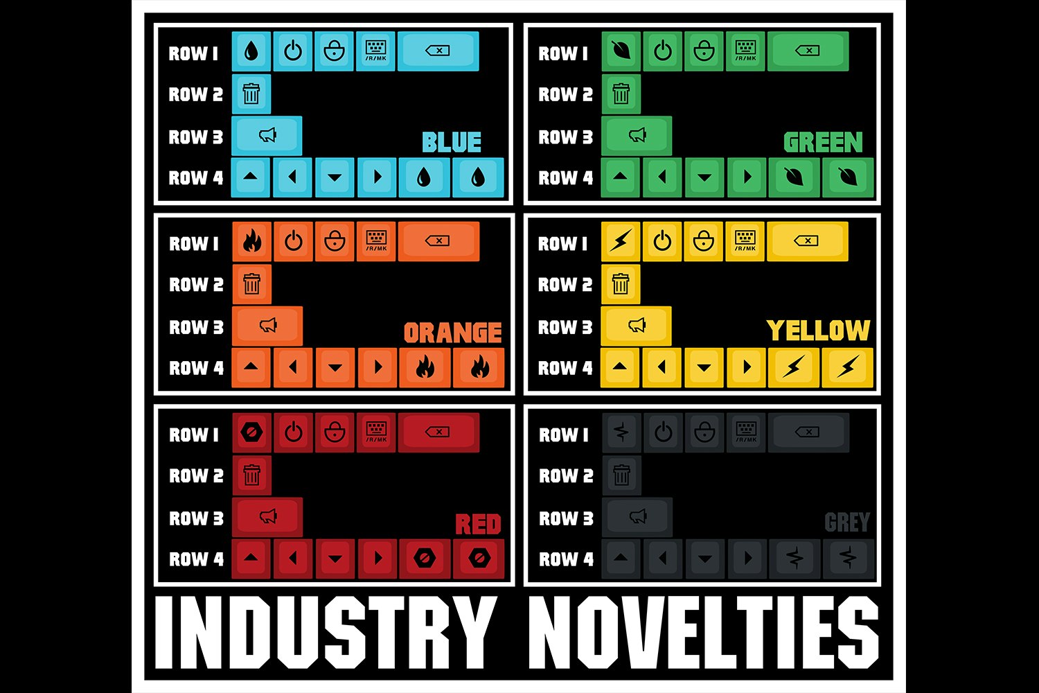 Elemento PBT DCS Keycap Set