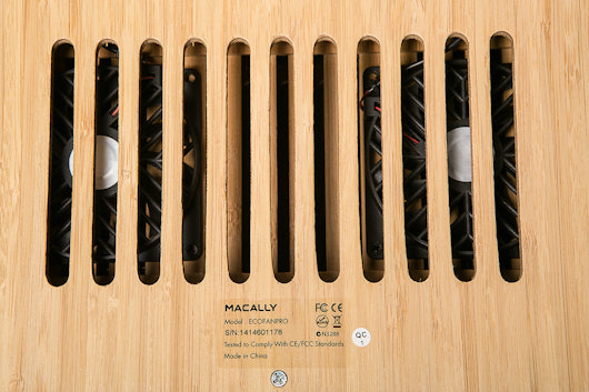 Macally Bamboo Laptop Cooling Stand