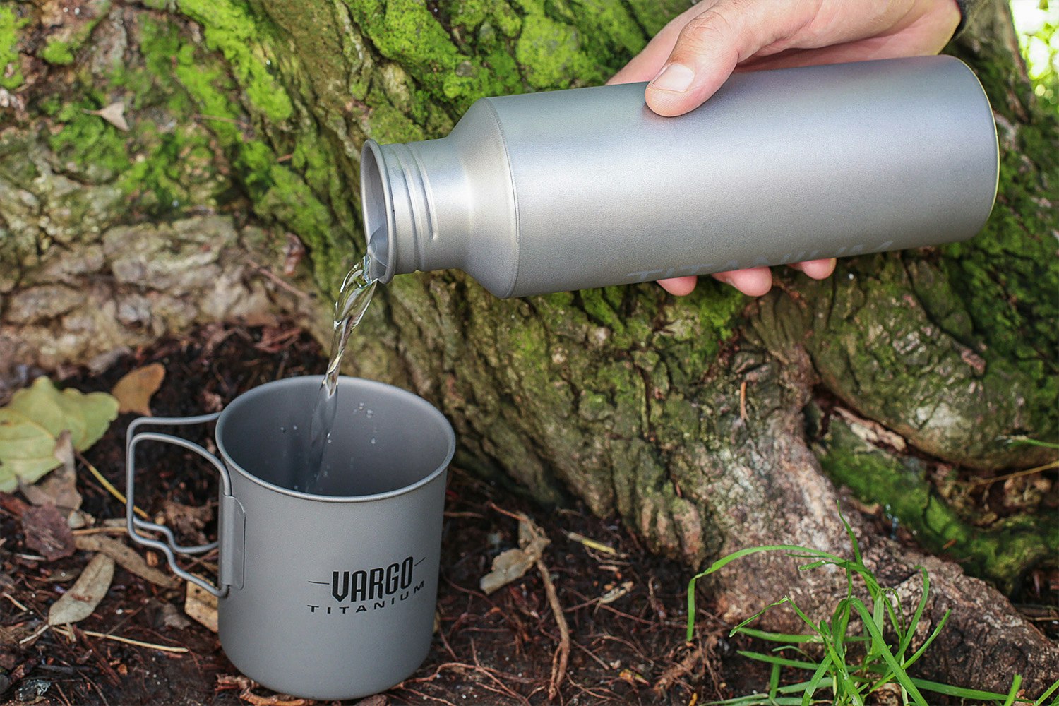 Vargo Titanium Water Bottle | Water Bottles | Hyrdation Pack Water