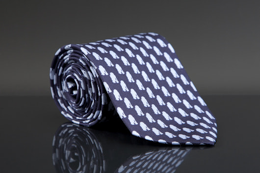 R2D2 Tonal Blue Tie