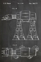 Patent Drawing Prints (2-Pack)