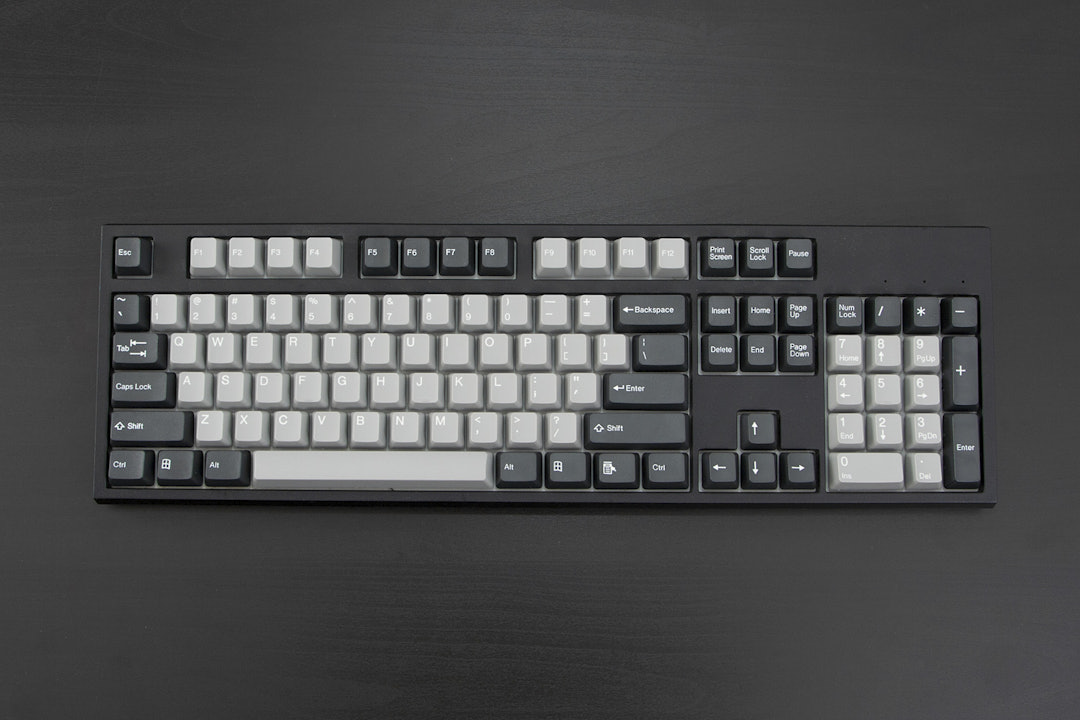 Two Tone Doubleshot ABS Keycaps
