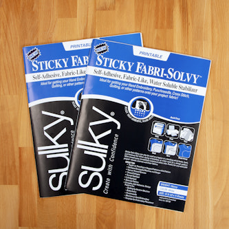 Sticky Fabri Solvy, Printable Stabilizer, Sulky Fabri Solvy
