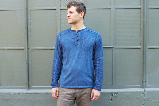 Applied Theory Henley Knit Tops