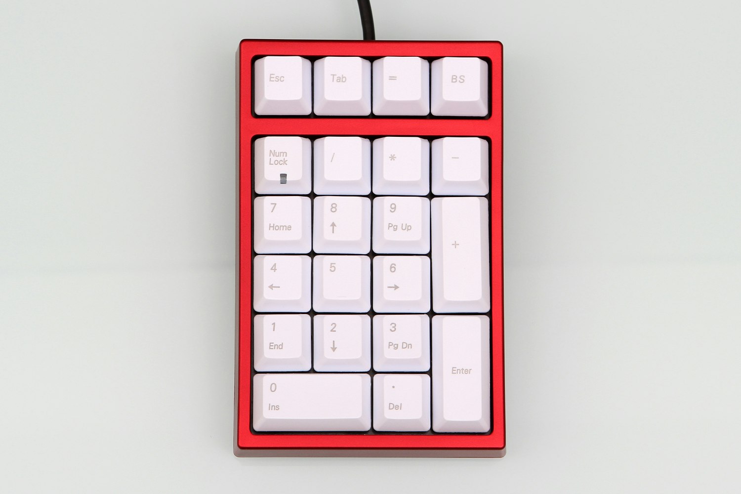 numeric keypad layout