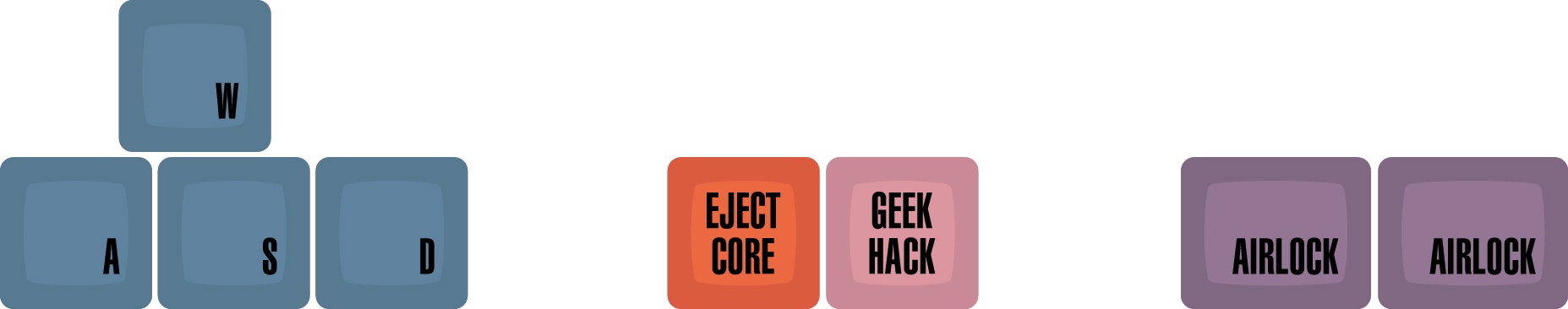 Galaxy Class Keycaps Set