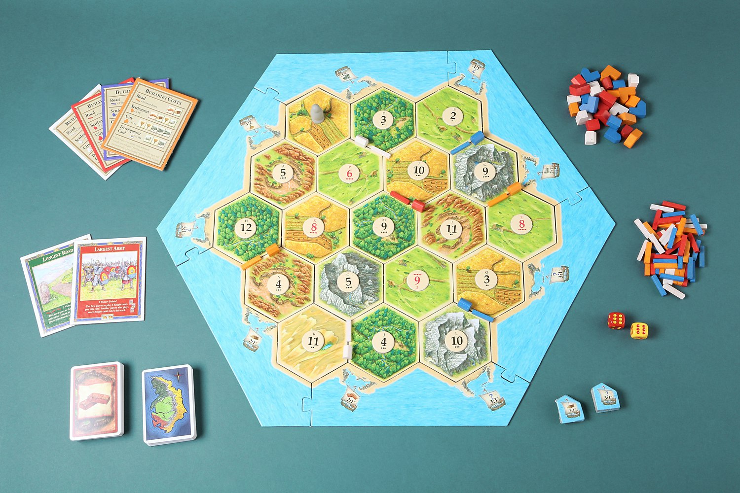 settlers of catan expansion numbers