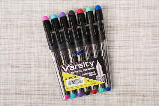 Pilot Varsity Fountain Pen (2 x 7-Pack)