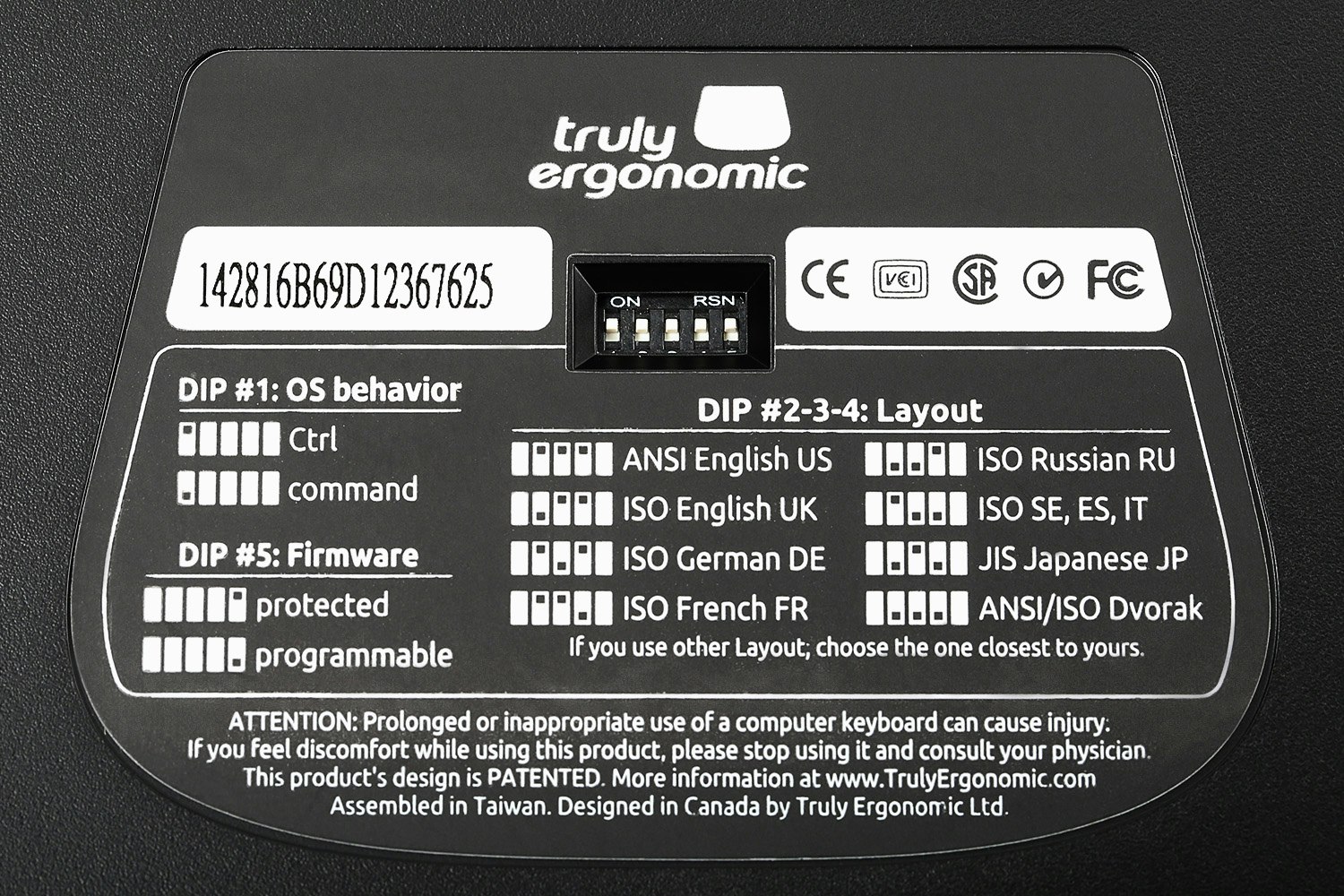 Truly Ergonomic Keyboard Model 227