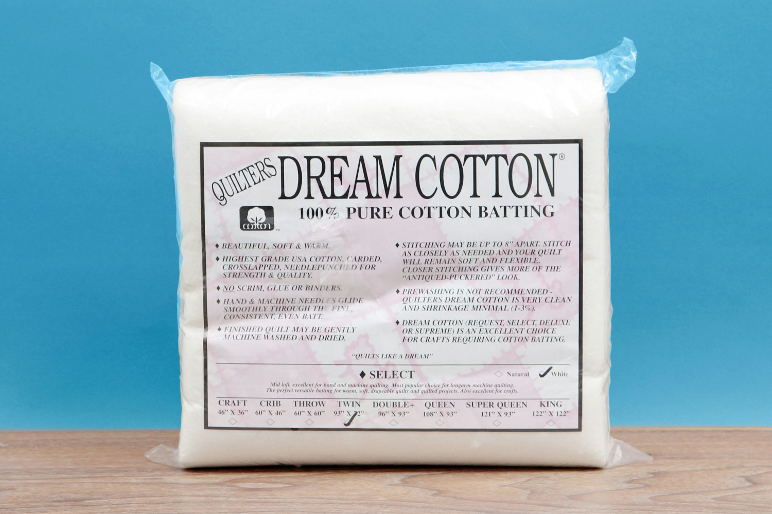 Quilters Dream Cotton Select Batting Price & Reviews Massdrop