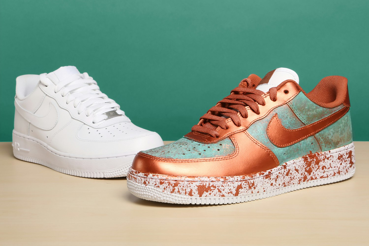 GourmetKickz Air Force 1 / Jordan 1 Patina Pack