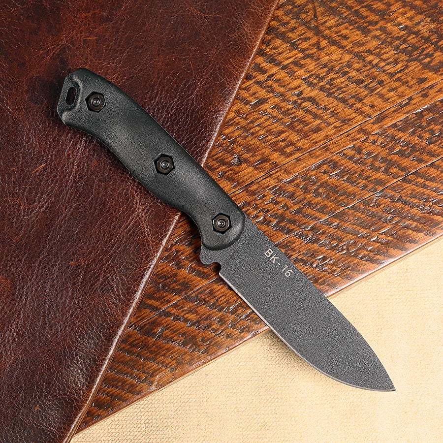 KABAR Becker BK16 Short Drop Point Survival Knife Knives Fixed