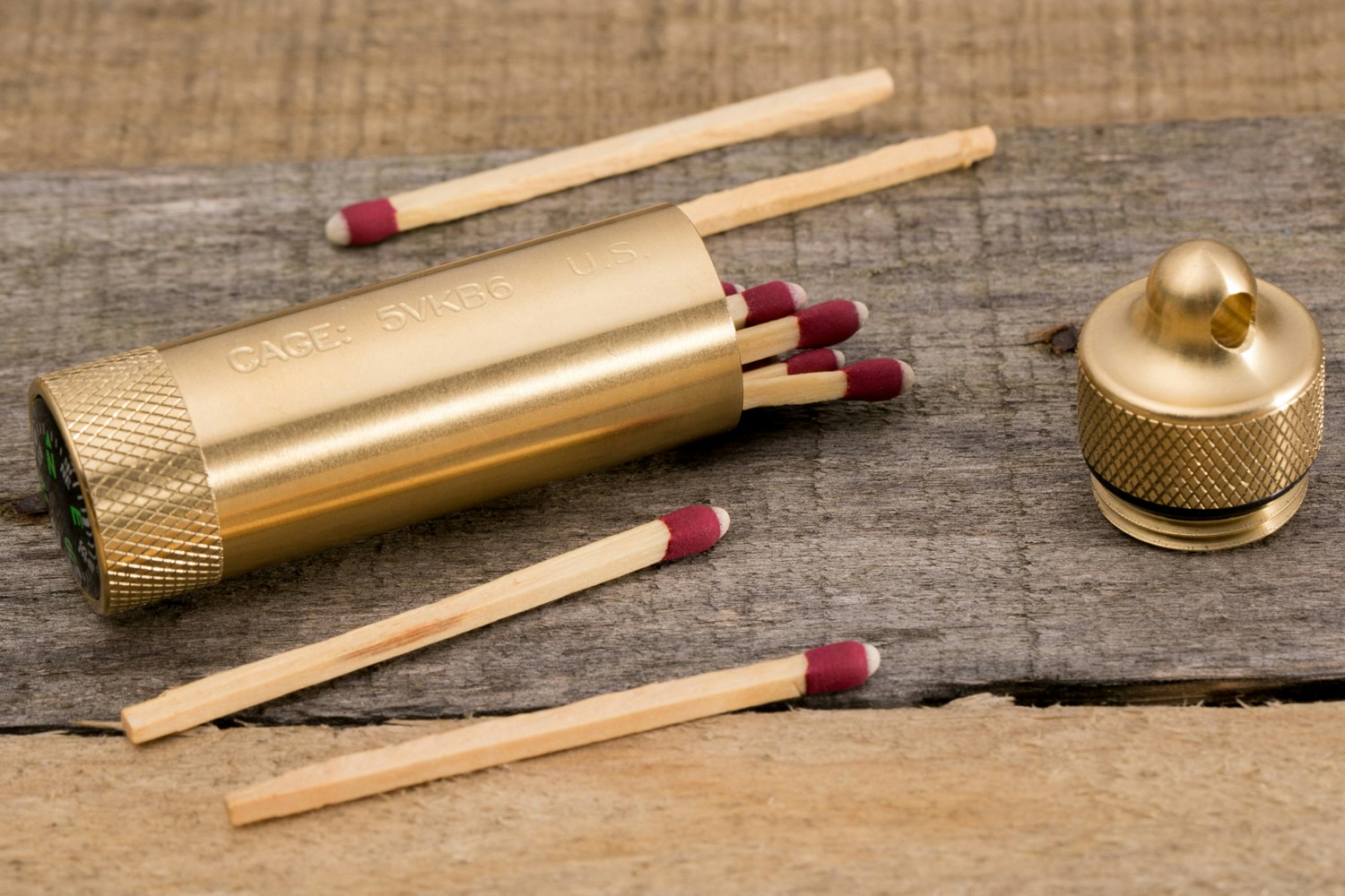 Maratac Brass Match Capsule w/Button Compass Price & Reviews Massdrop