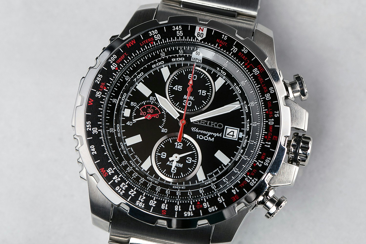 Seiko Pilot Chronograph SNAD05P1 Watch Drop