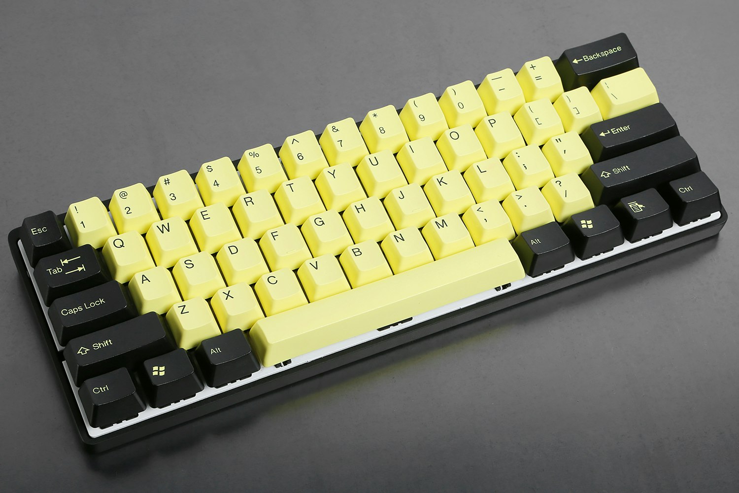 taihao bumble bee doubleshot pbt keycaps