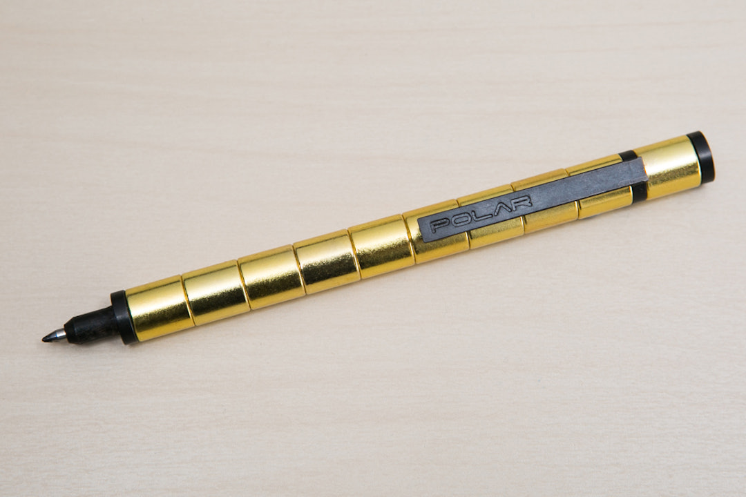 Nano Magnetics Polar Pen w/Stylus - Gold Edition