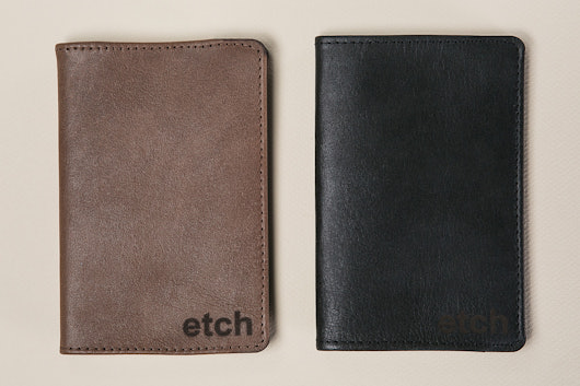 Allegory "Etch" Kangaroo Leather Journal