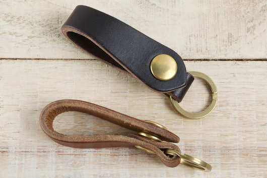Hollows Leather Key Chain