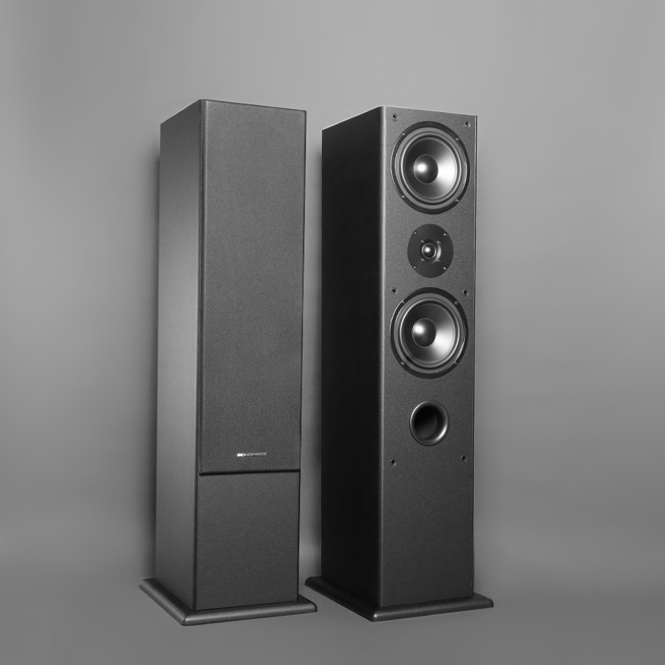 monoprice floor speakers