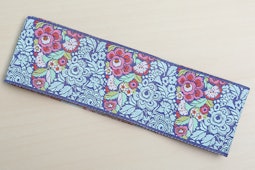 Blue Blossom Pyramid by Amy Butler - 2" (48 mm) wide (+$1)