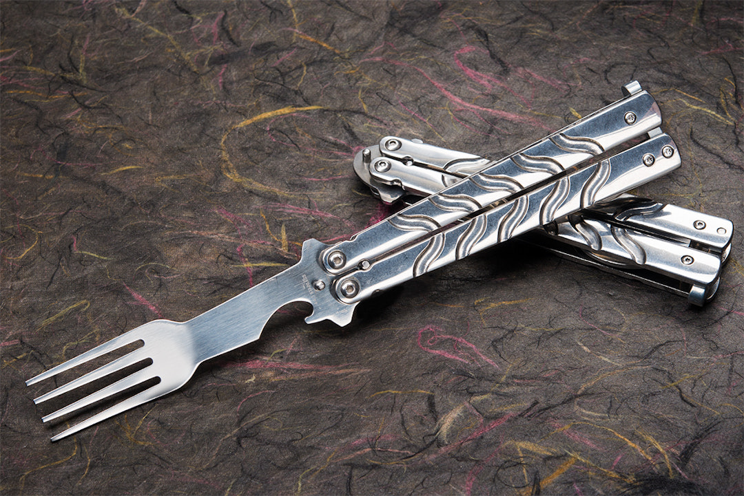 Balisong Trainer Fork and Spoon Set