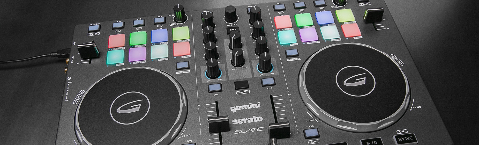 Gemini SLATE 2Channel DJ Controller Price & Reviews Massdrop