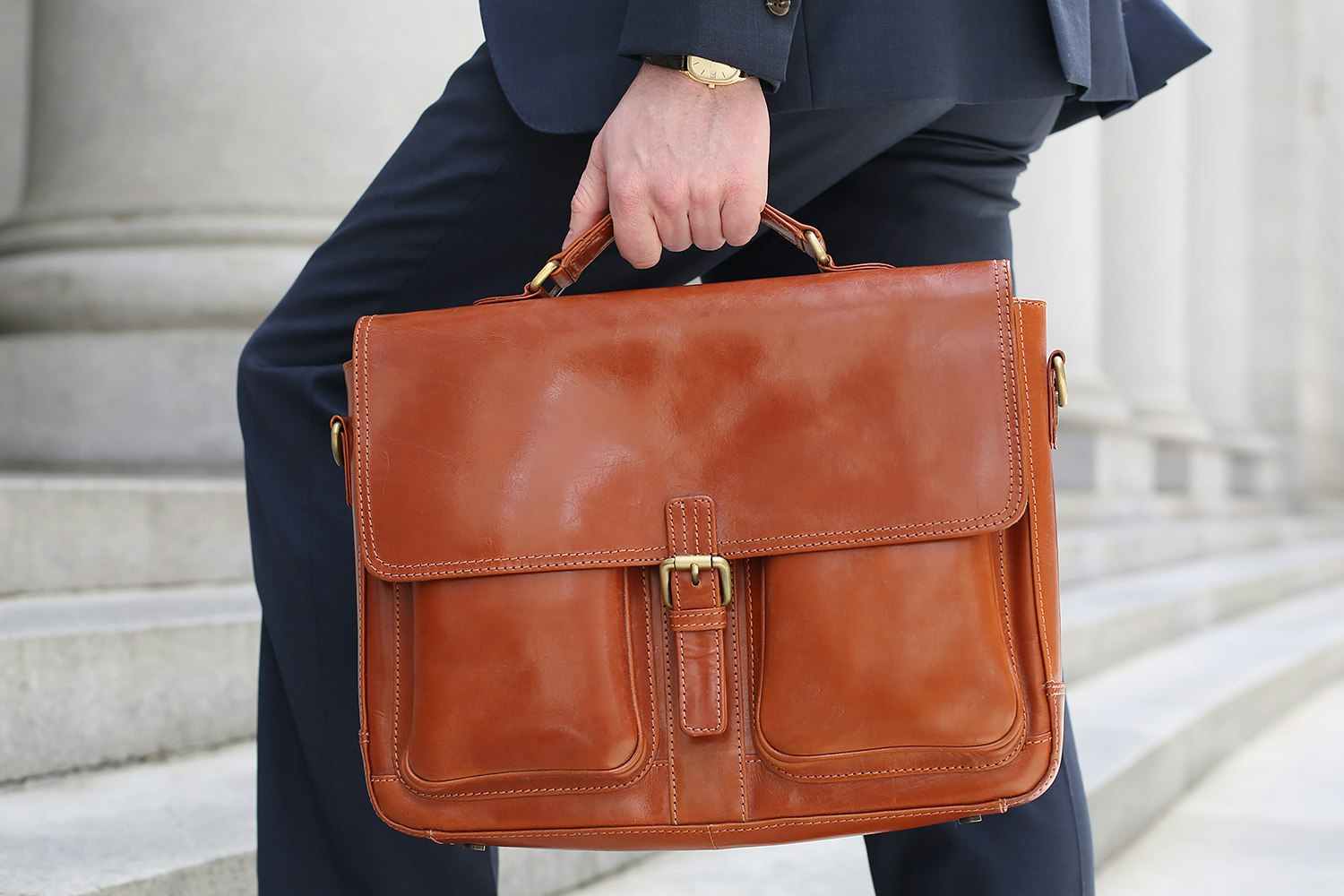 British Belt Co. Burford Satchel Drop