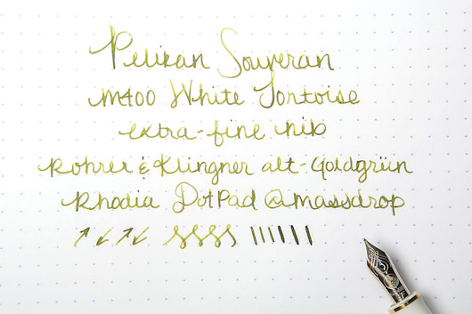Pelikan Souveran M400 White Tortoise Fountain Pen