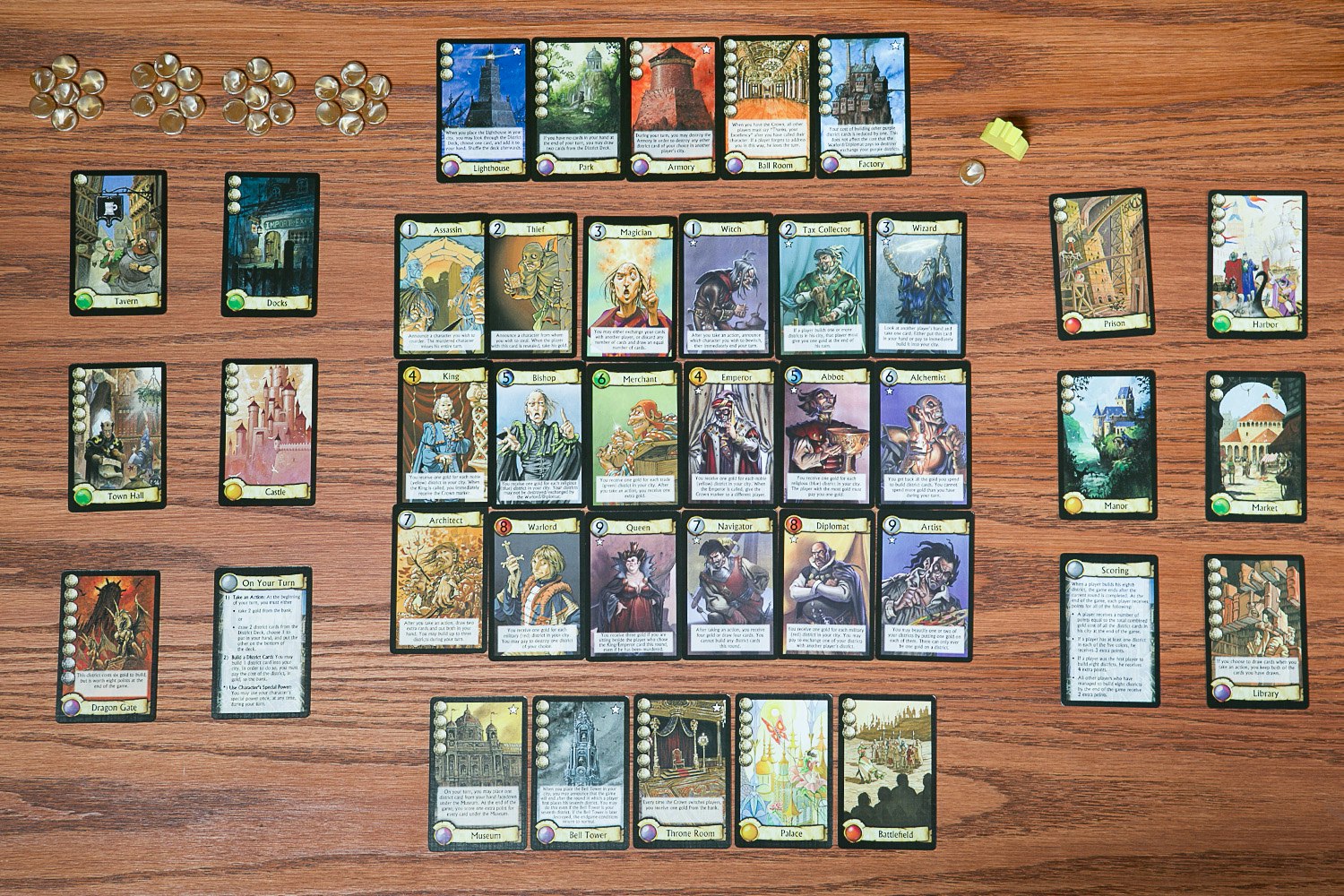 Citadels Board Game Drop