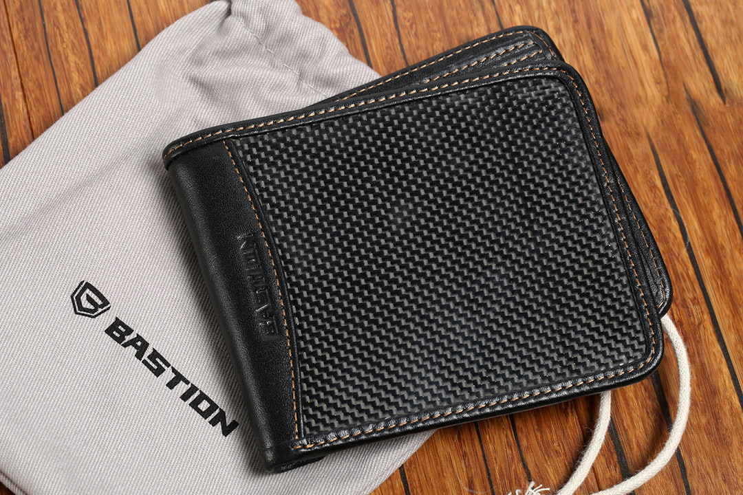 Bastion Leather & Carbon Fiber Wallet