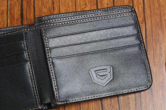 Bastion Leather & Carbon Fiber Wallet
