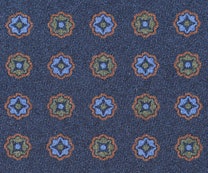 B1 - large scale motif on navy