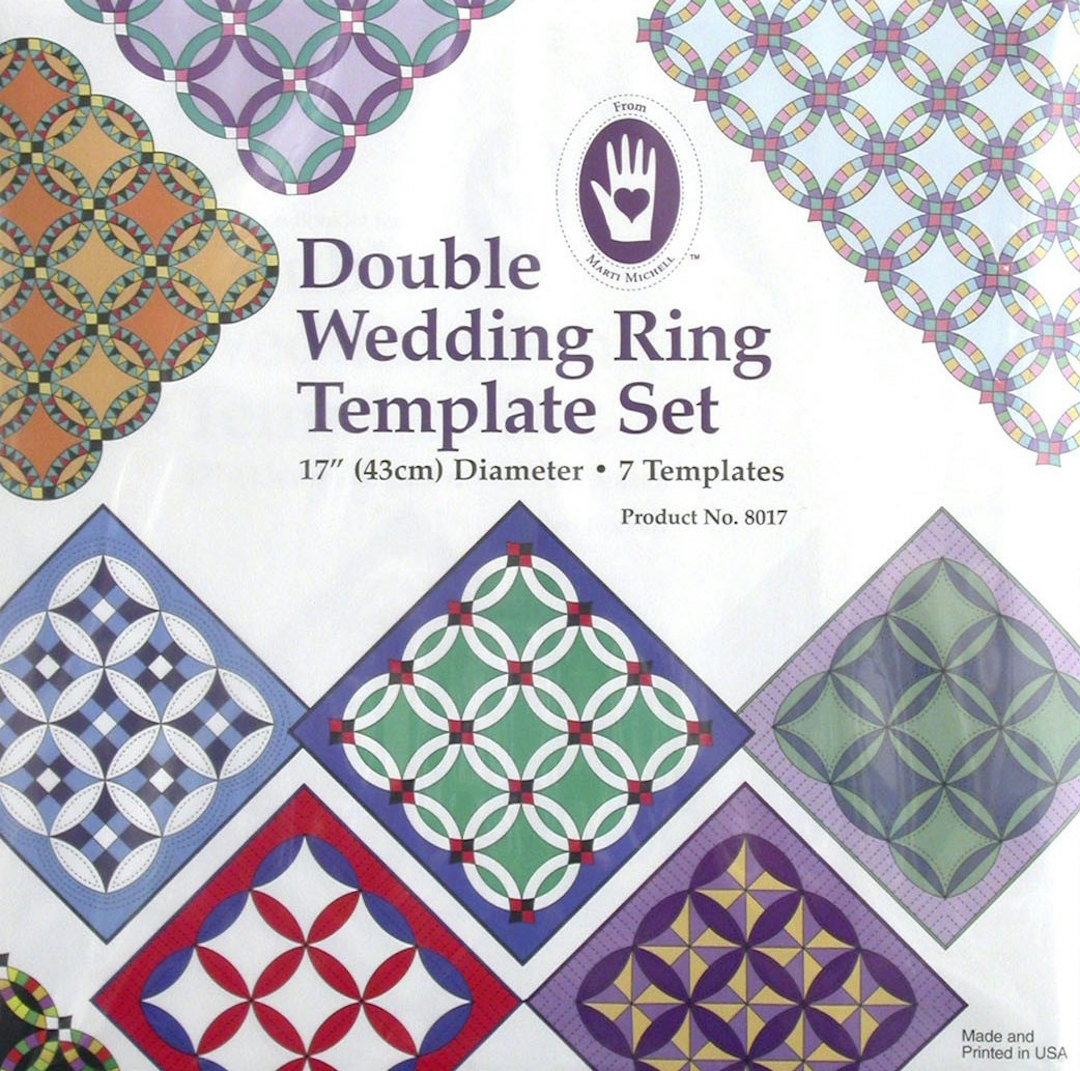 Double Wedding Ring Template from Marti Michell