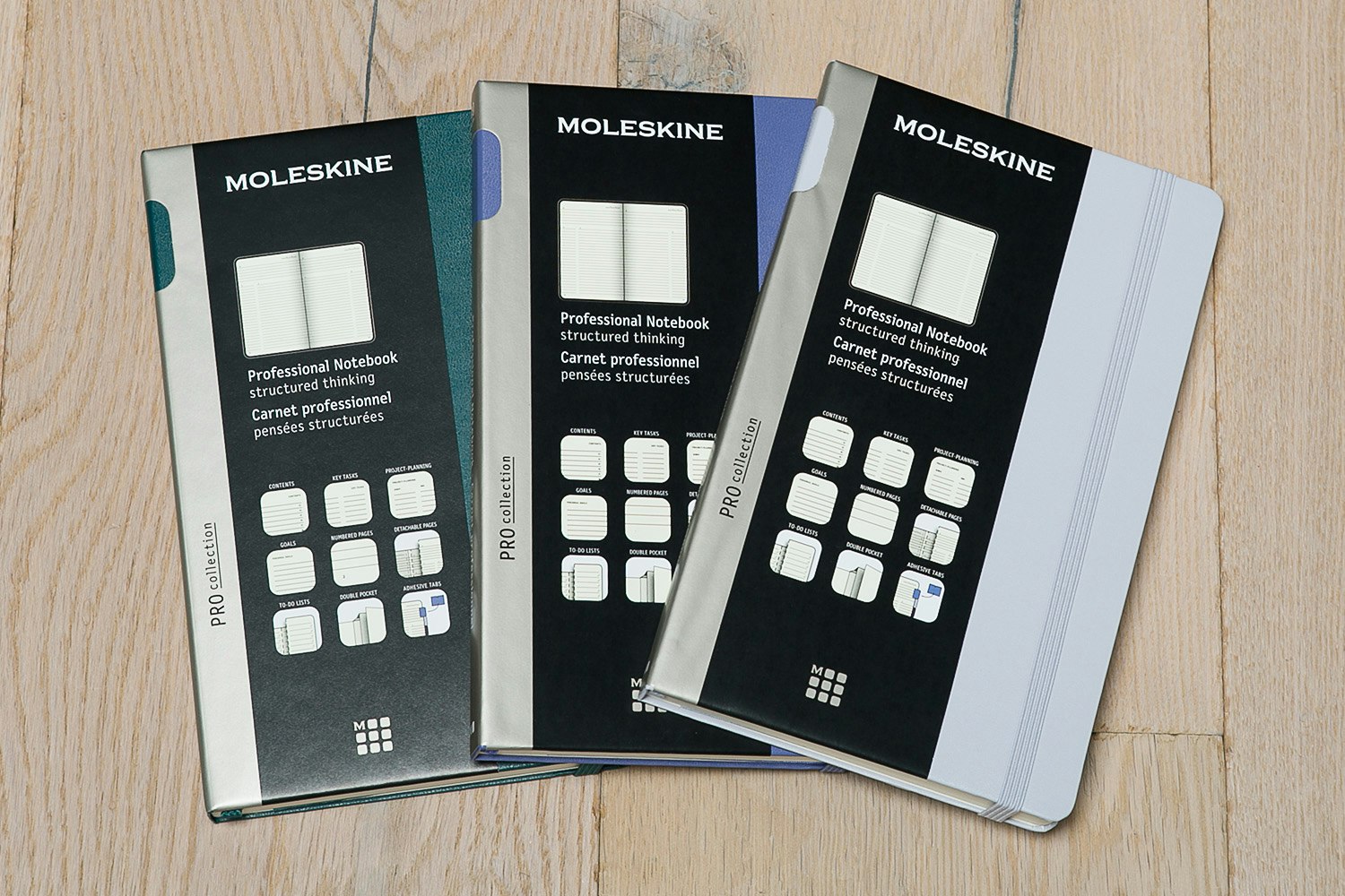 Moleskine Professional Notebook (3-Pack)