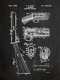 Inked and Screened Firearm Prints