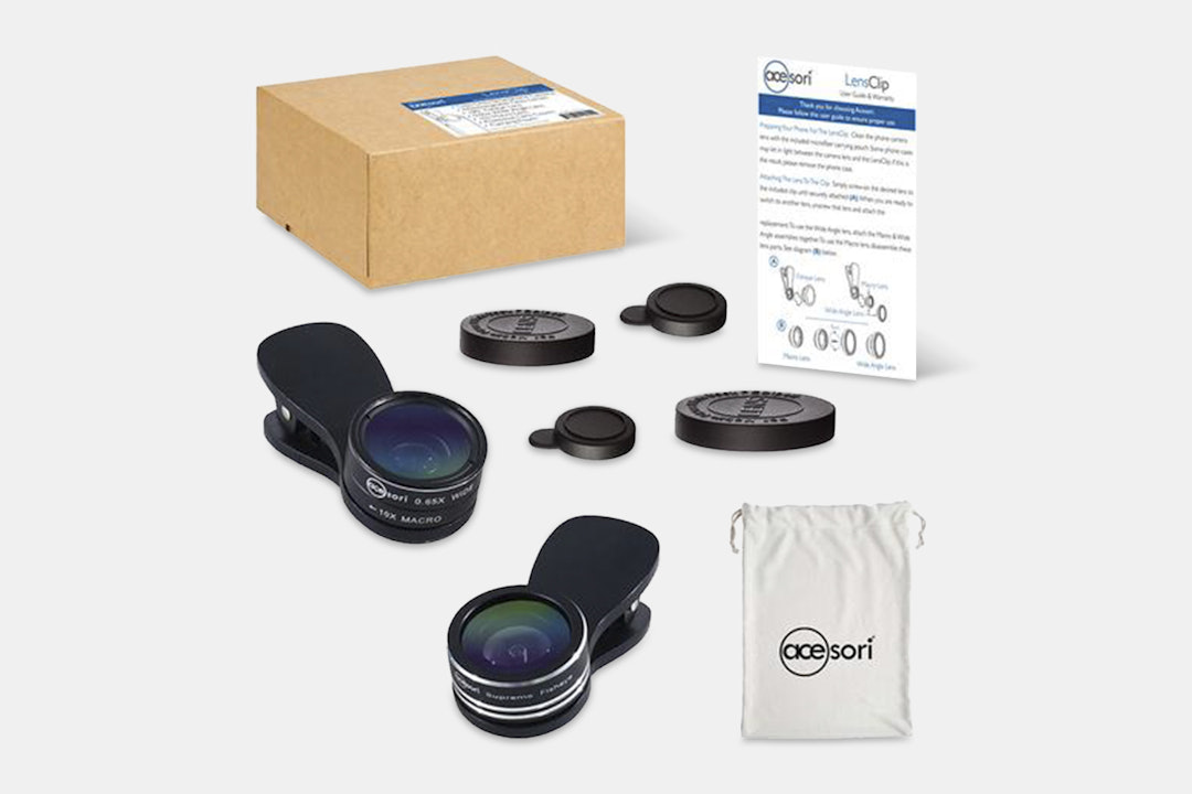 Acesori LensClip Plus Smartphone Lens Kit