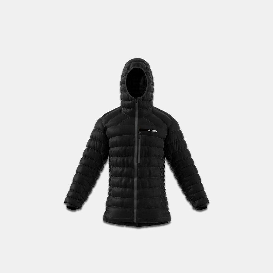 terrex climaheat agravic down hooded jacket