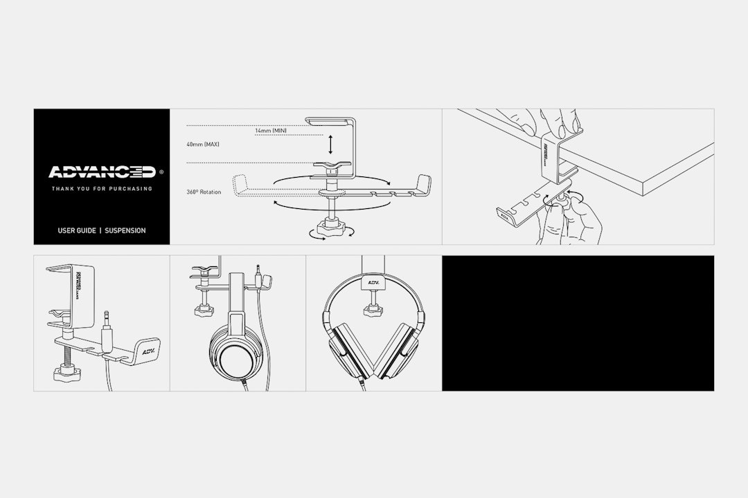 ADV. Suspension Headphone Hanger