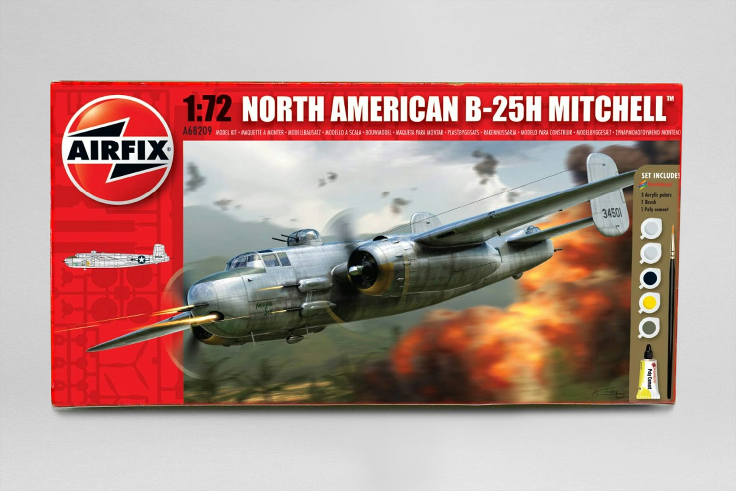 Airfix North American B-25 Mitchell Model 1:72 | Model Cars | Drop