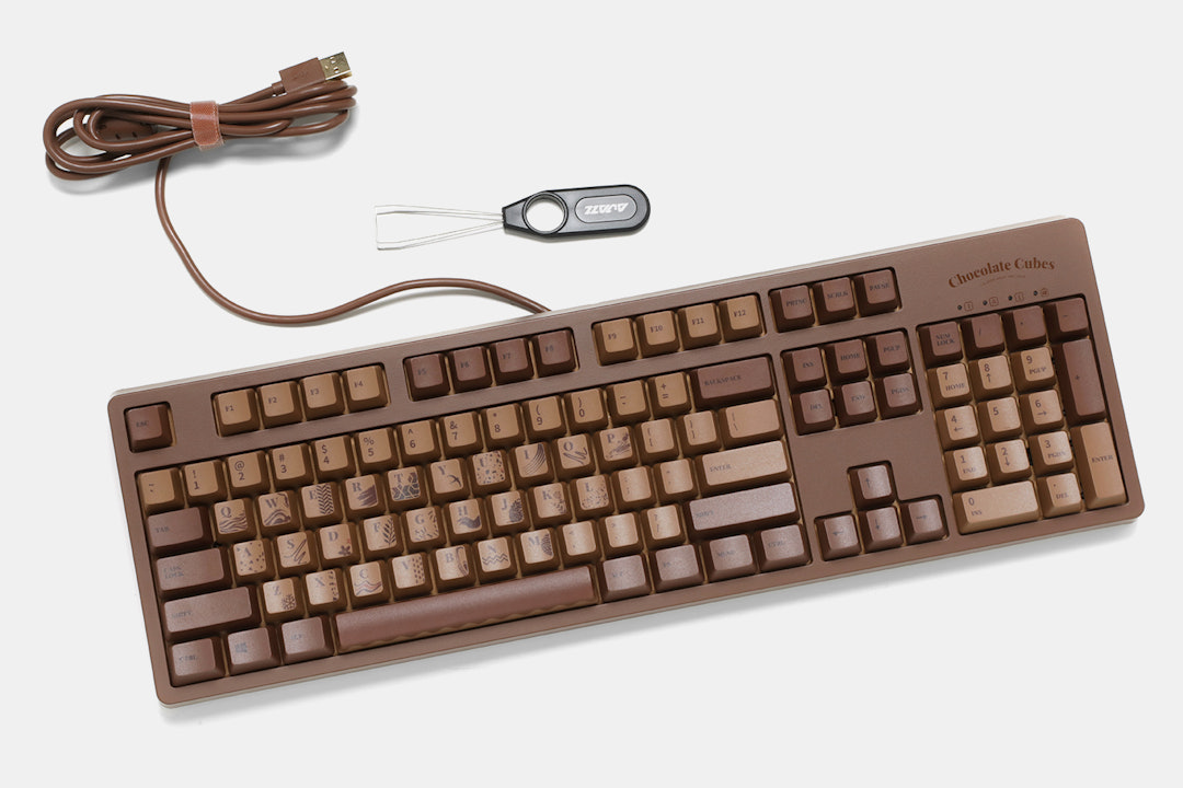 Ajazz Chocolate Cubes Full-Size Mechanical Keyboard