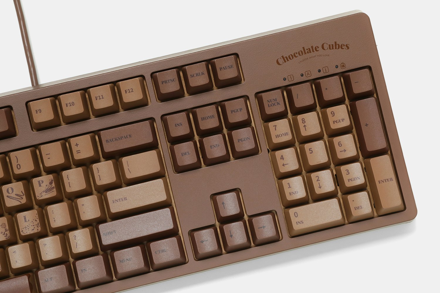 Ajazz Chocolate Cubes Full-Size Mechanical Keyboard