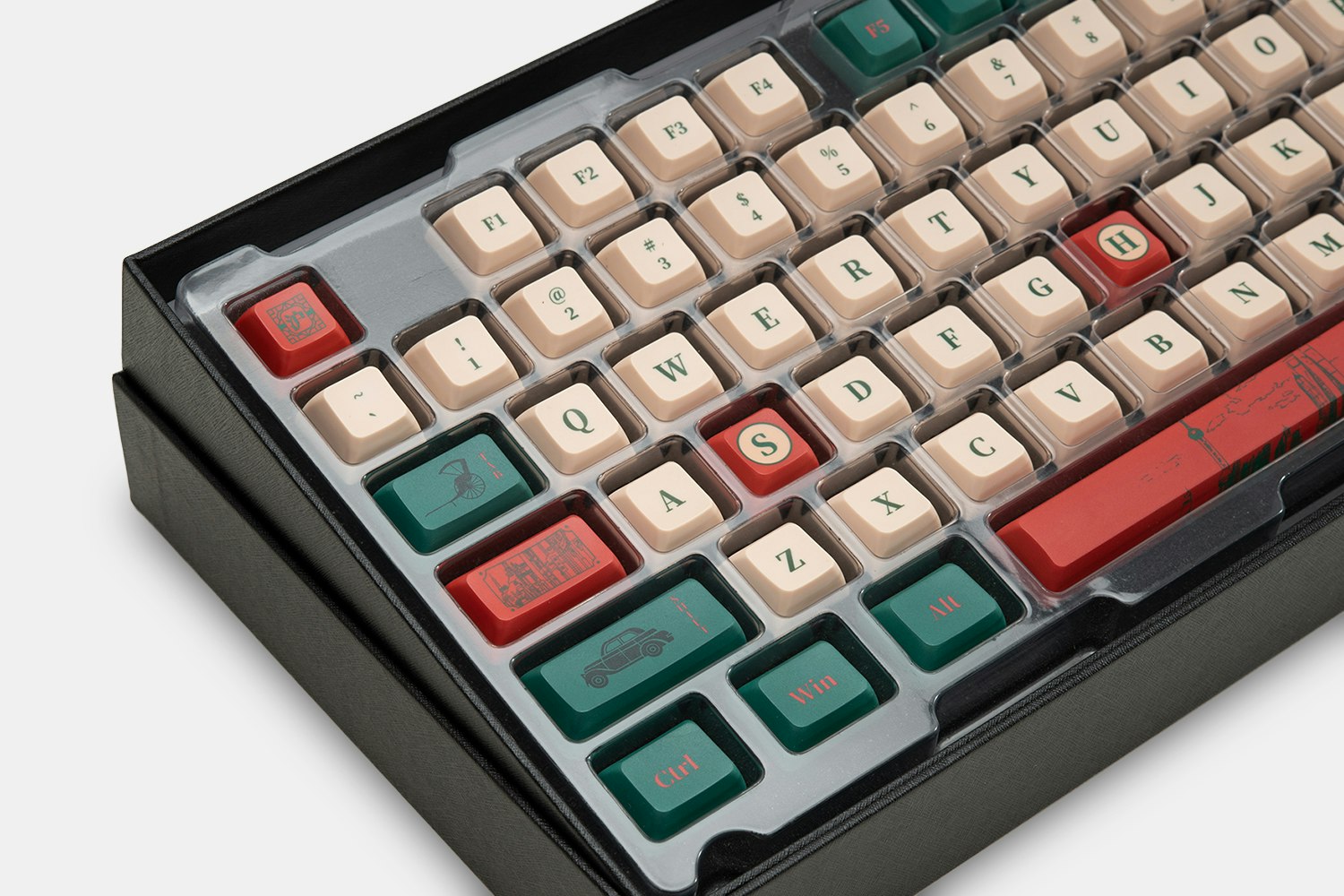 Akko World Tour Shanghai JDA Dye-Subbed PBT Keycap Set