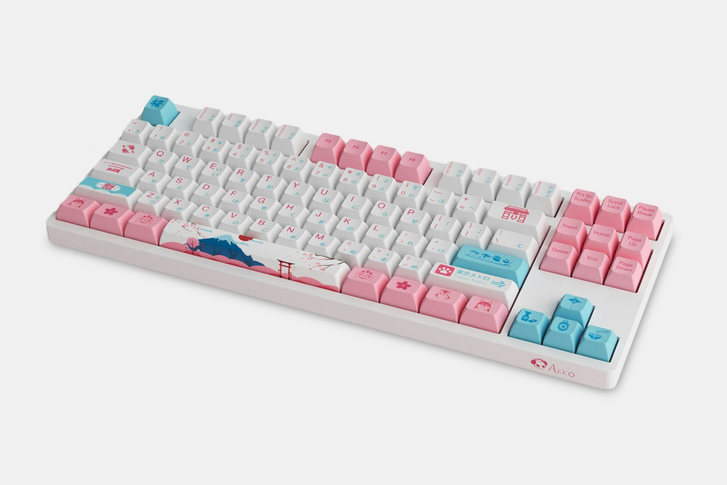 Akko World Tour Tokyo OSA Dye-Subbed PBT Keycap Set