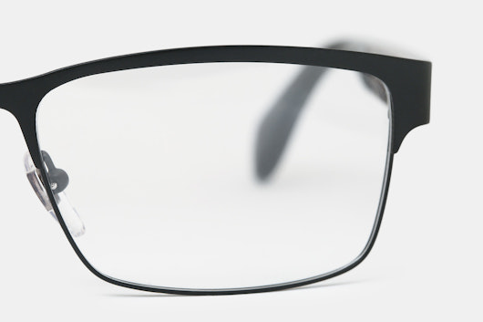 Alexander McQueen Semi-Rimless Metal Eyeglasses