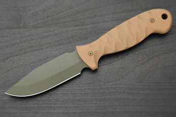 Coyote Tan Handle/OD Green Blade