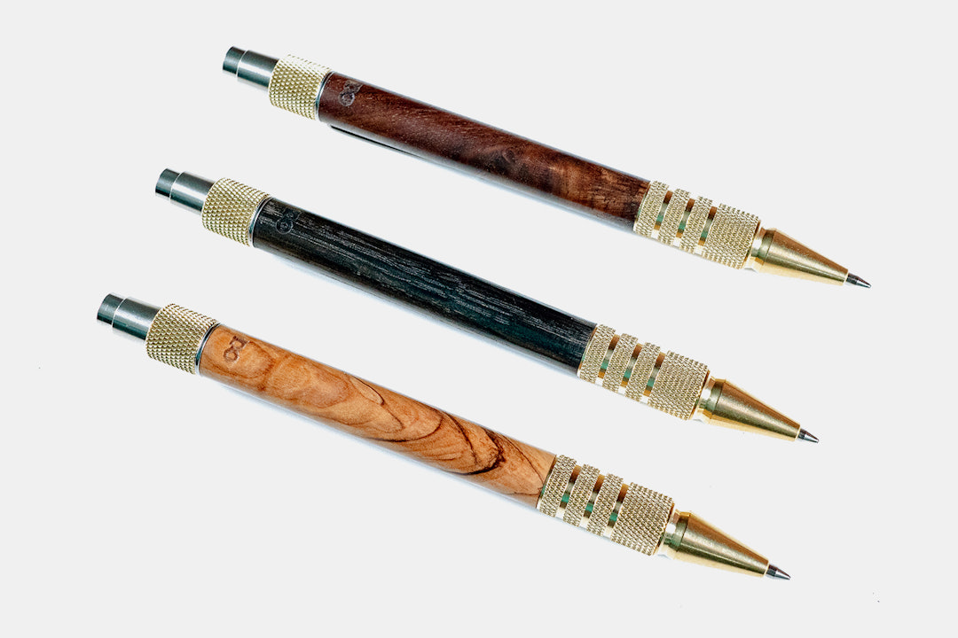 Allegory Rugged Ancient Wood EDC Click Pen